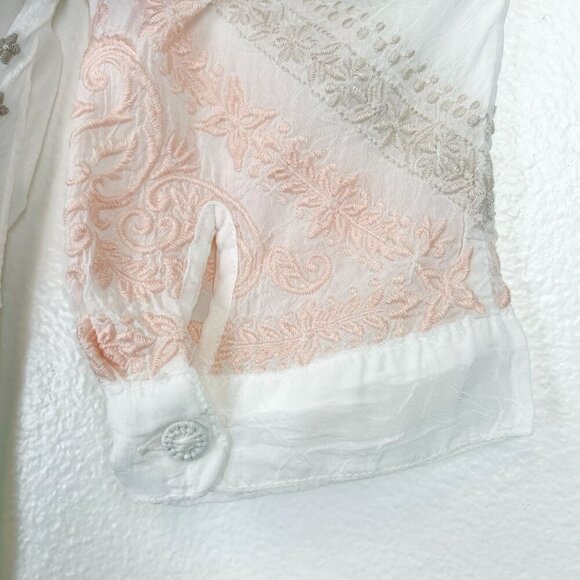 NWT Johnny Was Bandana Blouse SIze L - Picture 12 of 14